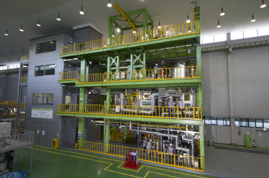 원자력연에 구축된 소듐 열유동 종합효과 시험시설(STELLA)로, SFR 내부의 상세한 열유동 데이터를 확보할 수 있다. 원자력연 제공